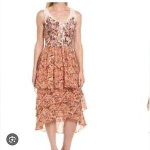 Kobi Halperin Jolene Tiered Midi Dress